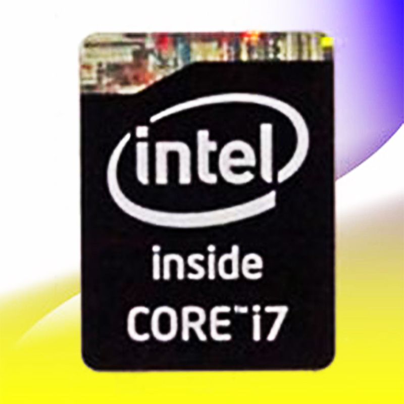 Intel Core I7 Inside Sticker Badge 4th Generation Laptop Black Logo 21mm X 16mm Ebay 1466